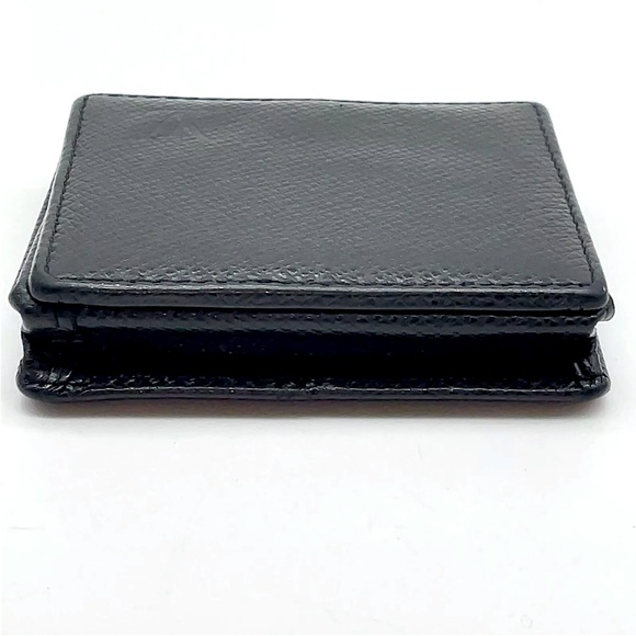 AUTH LOUIS VUITTON Black Taiga Porte Monnaie Boite  COMES WITH: Dust Bag, Box - Picture 10 of 16